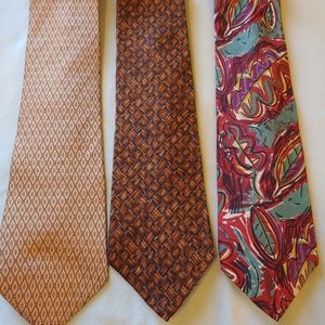 Perry Ellis All Silk Ties (3)